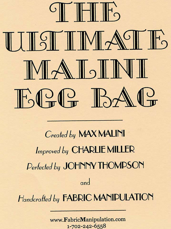 Egg Bag Document