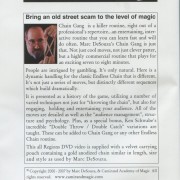 Marc DeSouza's The Chain Gang - DVD- Back - SFS