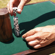 Wooden 6 High Dice Stacking Cup 4