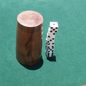 Wooden 6 High Dice Stacking Cup 3