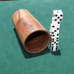 Wooden 6 High Dice Stacking Cup 2